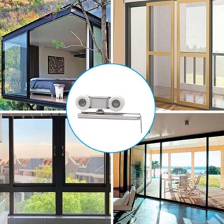 ล้อเลื่อนประตูบานเลื่อน แบบอลูมิเนียม Upvc Timber 32 มม.