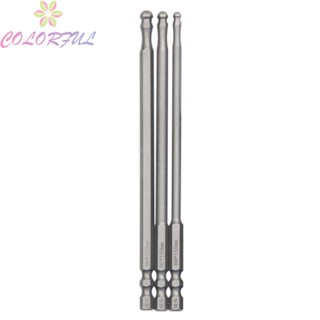 【COLORFUL】Screwdriver Bits Electroplating Household Alloy Steel Ball End Screwdriver Bit