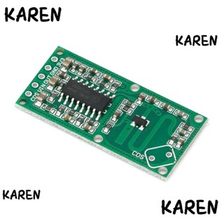 Karen เซนเซอร์เรดาร์ไมโครเวฟ พลาสติก RCWL-0516 เอาท์พุตตรวจจับ 3.3V DIY 5 ชิ้น