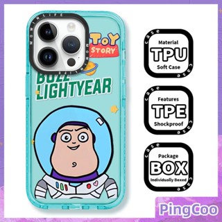 Pingcoo - เข้ากันได้สำหรับ เคส iphone 11 เคสไอโฟน เคสไอโฟน11 เคสนิ่มเคสใสหนากันกระแทกกรอบป้องกันกล้องตลกนักบินอวกาศขอบสีฟ้าเข้ากันได้กับ iPhone 13 12 11 Pro Max XR XS MAX 7Plus 8Plus