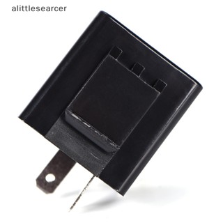 Alittlesearcer รีเลย์สัญญาณไฟกระพริบ LED 12V 2 Pin ปรับได้ สําหรับรถจักรยานยนต์