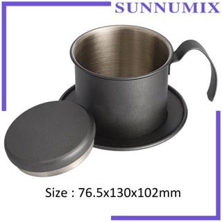 [Sunnimix] ที่กรองกาแฟดริป สเตนเลส น้ําหนักเบา สไตล์เวียดนาม สําหรับเดินทาง ห้องครัว ตั้งแคมป์ คาเฟ่ บ้าน