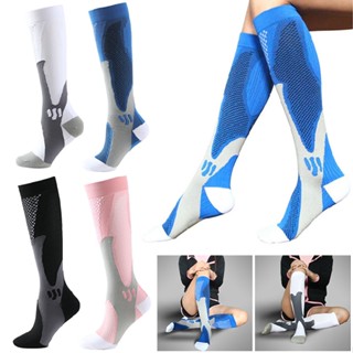 New 1 pair Men Sports Football Soccer Long Socks Baseball Hockey Over Knee High