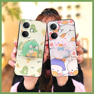 Cartoon Kickstand Phone Case For OPPO K11/OnePlus Nord CE3/1+Nord CE3 Waterproof glisten Durable Silicone Anti-dust Soft Case