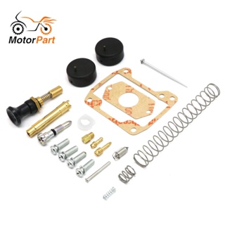 MOTOPARTS SHOP Motorcycle Mikuni TM32 Carburetor Repair Kit Float Gasket Jets Choke Needle Starter Rebuild Set