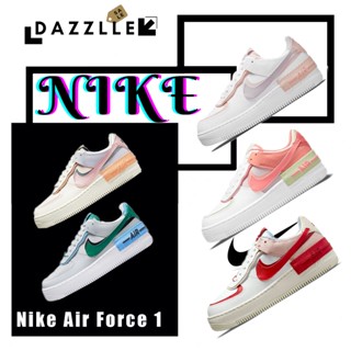 Nk Air Force 1 Shadow Macaron ของแท้100% รองเท้าผ้าใบ  W nike AF1 shadow รองเท้าผ้าใบลําลอง สําหรับสตรี