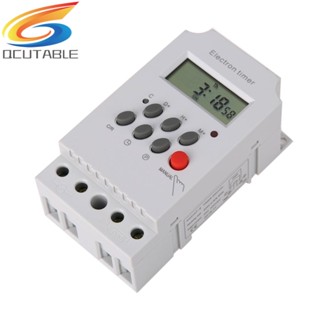 [Qcutable.th] สวิตช์ตั้งเวลาอิเล็กทรอนิกส์ AC 220V 25A KG316T-II