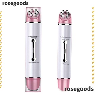 Rosegoods1 เครื่องนวดรอบดวงตาไฟฟ้า ABS ลดริ้วรอย ลดการสั่นสะเทือน