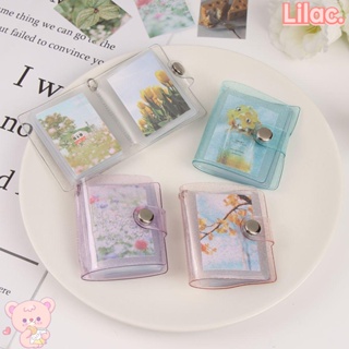 Lilac อัลบั้มรูปภาพ ใบเสร็จ ขนาดเล็ก แบบพกพา 1 ชิ้น อุปกรณ์เสริมเครื่องเขียน สําหรับรูปภาพ การ์ด