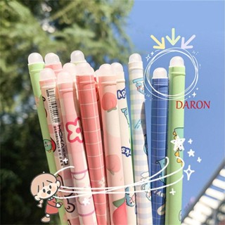 Daron ปากกาเจล 0.5 มม. ด้ามจับสีฟ้า ลบได้ อุปกรณ์เสริมสํานักงาน