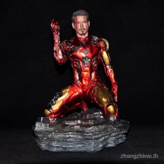 ฟิกเกอร์ รูปปั้น Avengers Endgame MK85 Finger GK Iron Man Iron Man สําหรับตกแต่งบ้าน