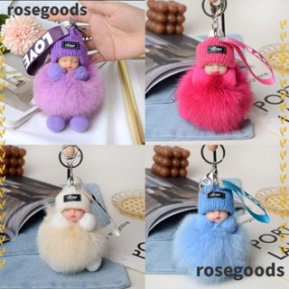 Rosegoods1 พวงกุญแจ จี้ตุ๊กตาสัตว์ สําหรับตกแต่งห้อง กระเป๋าเป้สะพายหลัง