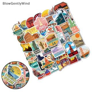 Blowgentlywind สติกเกอร์ ลายการ์ตูนกราฟฟิตี้ กันน้ํา สําหรับติดตกแต่งกระเป๋าเดินทาง 50 ชิ้น BGW