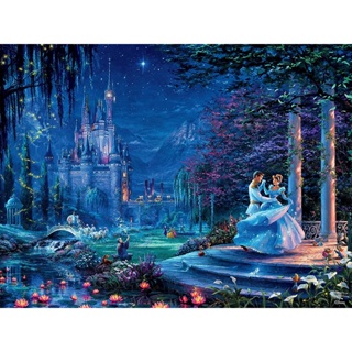 พร้อมส่ง จิ๊กซอว์ปริศนา Thomas Kinkade Disney Dreams Tangled สําหรับเด็ก และผู้ใหญ่ 1000 ชิ้น (5) 1000 ชิ้น