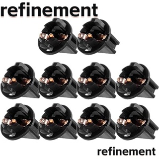 Refinement ฐานหลอดไฟ T10 Lock W5W ซ็อกเก็ตหลอดไฟ ทนทาน 168 192 194 สําหรับรถยนต์