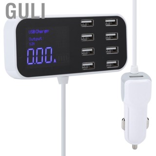 Guli 8-Port USB  LCD Digital Display Refractory Desktop