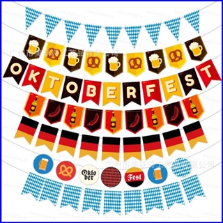 Yt1 The Munich Oktoberfest พร็อพแบนเนอร์ สําหรับตกแต่งปาร์ตี้ TY1