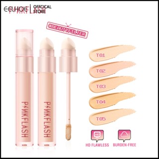 PINKFLASH คอนซีลเลอร์ปกปิดรอยสิว รอยคล้ำใต้ตา คอนซีลเลอร์แต่งหน้ากันน้ำติดทนนาน -eelhoe