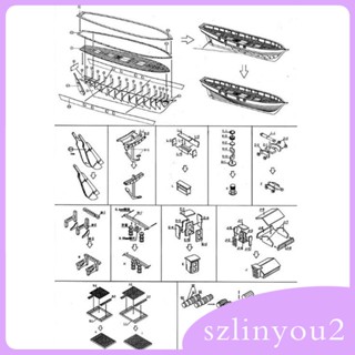 [szlinyou2] ชุดโมเดลเรือไม้ DIY สําหรับห้องนั่งเล่น เก็บสะสม