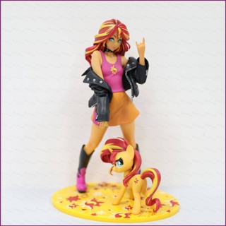 ฟิกเกอร์ รูปปั้น My Little Pony Sunset Shimmer สวยงาม เหมาะกับของขวัญ สําหรับตกแต่งบ้านตุ๊กตา