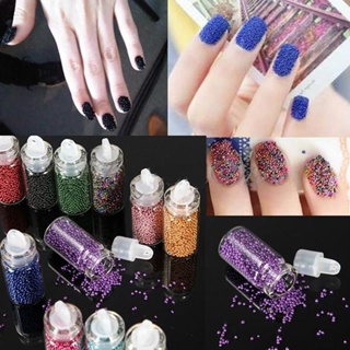 Luxury 12 Bottles Nail Art Caviar Balls Glitter Ball Beads Manicure Accessories Clearance sale