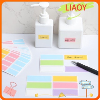 Liaoy สติกเกอร์ฉลาก เครื่องเขียน กันน้ํา สีสันสดใส