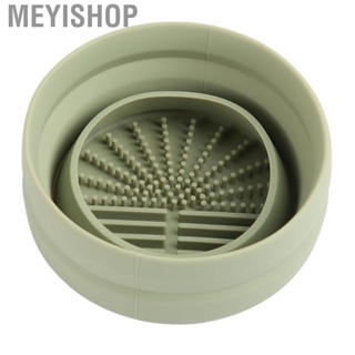Meyishop Makeup Brush Scrubber Foldable Silicone Portable Cosmetic Bowl For