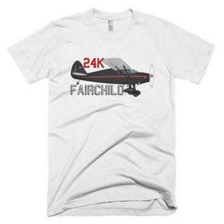 เสื้อยืด ลายเครื่องบิน 24K Fairchild N#              