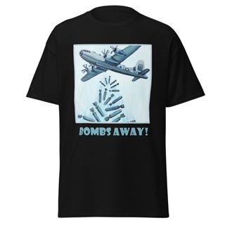 เสื้อยืด พิมพ์ลายเครื่องบิน Bombs Away แบบกําหนดเอง                