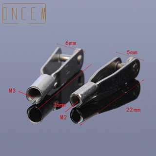 【ONCEMOREAGAIN】12x Metal M2 Clevis Linkage Rod End Tie For Fix Wing RC Airplane/Accessories