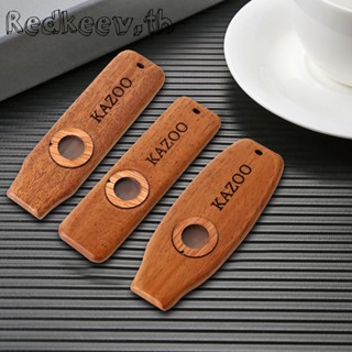 Redkeev™ Kazoo ขลุ่ยไม้ น้ําหนักเบา เครื่องดนตรีฮาร์โมนิก้า สําหรับคนรักดนตรี