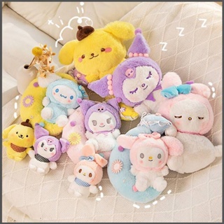 ตุ๊กตายัดนุ่น Nana Sanrio Good Night Series Kuromi Melody Purin ของเล่นสําหรับเด็ก