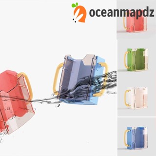 Oceanmapdz ที่ใส่กล่องน้ําผลไม้สําหรับเด็ก, กล่องเก็บของ ช่วยตัวเอง, ที่จับปรับได้จริง กล่องนม ที่เก็บอาหาร ขวดน้ําผลไม้