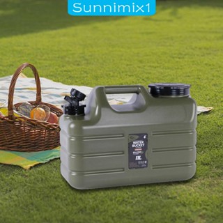 [Sunnimix1] ถังเก็บน้ําดื่ม พร้อมฝาปิดสกรู แบบพกพา สําหรับขี่บาร์บีคิว แบกเป้ กลางแจ้ง