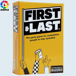 First and Last - The Party Drinking Classic Card Game