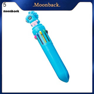 &lt;moonback&gt; Bts BT21 ปากกาลูกลื่น ลายการ์ตูน 10 สี เครื่องเขียน สําหรับนักเรียน สํานักงาน โรงเรียน