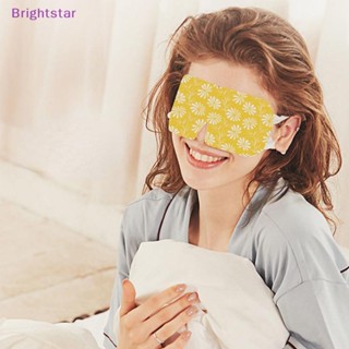 Brightstar 1/5 ชิ้น หน้ากากปิดตาไอน้ํา อุ่น สําหรับนวดตา ประคบร้อน ดูแลดวงตา ผ่อนคลาย ขจัดรอยคล้ํา ใช้แล้วทิ้ง หน้ากากนอนหลับ ใหม่