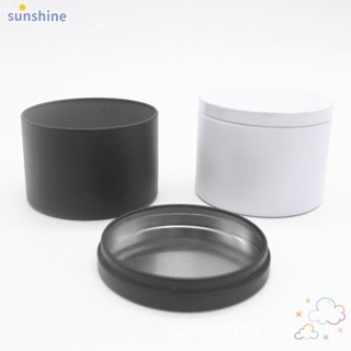 Ssunshine กระปุกอลูมิเนียม หลากสี สําหรับใส่เครื่องสําอาง ครีมบาล์ม 2 ชิ้น