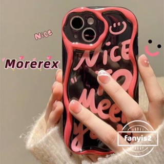 เคสโทรศัพท์มือถือ TPU แบบนิ่ม ลายหน้ายิ้ม สําหรับ iPhone 15 11 14 Pro 13 12 Pro Max 14 Plus X XR Xs Max 8 7 6 6s Plus SE 2020