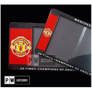 กรอบป้ายทะเบียน กรอบป้าย ทะเบียนกันน้ำ ลายแมนยู A1 [Manchester United] กรอบป้ายทะเบียนรถยนต์ จำนวน 1 คู่