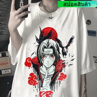 [S-5XL] เสื้อยืดแขนสั้นคอกลมพิมพ์ลาย Naruto