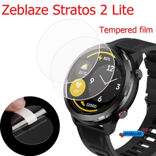 ฟิล์มกระจกนิรภัยแข็ง แบบใส ป้องกันหน้าจอ อุปกรณ์เสริม สําหรับ Zeblaze Stratos 2 Lite Sport Smartwatch