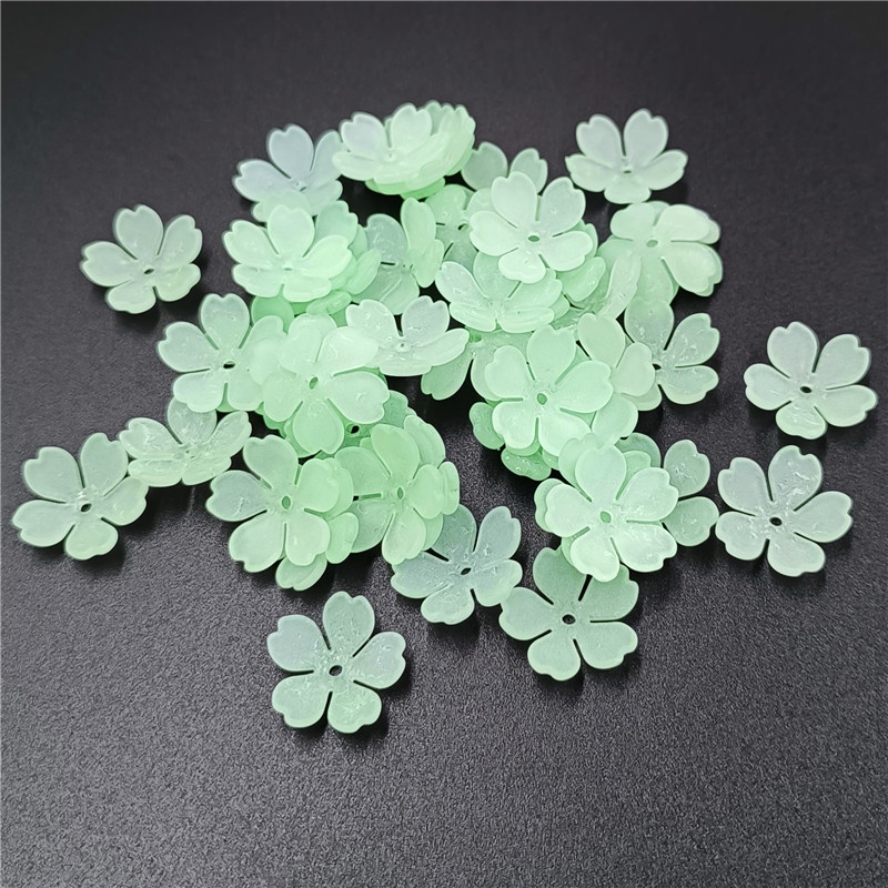 กลีบดอกไม้ 5 กลีบ แฮนด์เมด 50 ชิ้น สําหรับทําเครื่องประดับ ต่างหู ช่อดอกไม้ DIY - รูปที่ 7