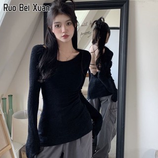 RUO BEI XAUN เสื้อยืดสตรีแฟชั่นเกาหลีใหม่เซ็กซี่ Halter Tops