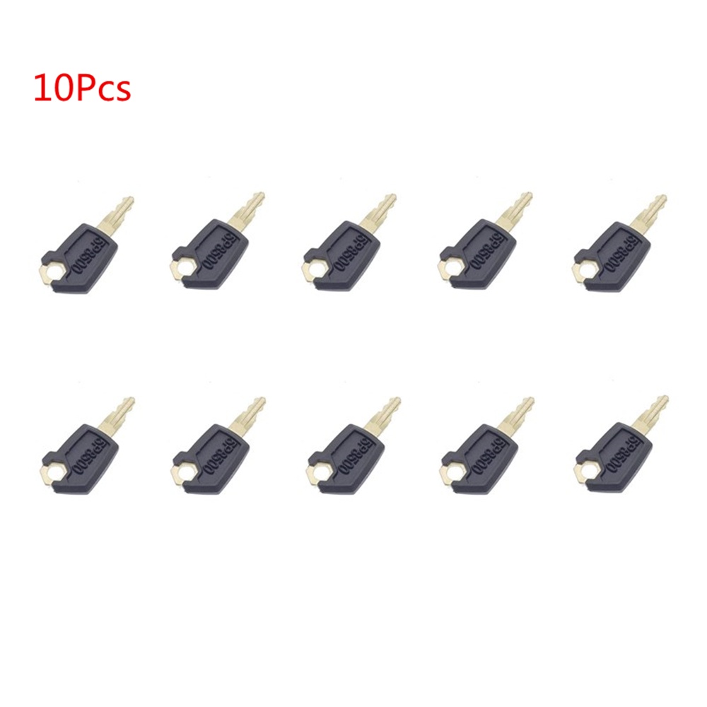 10 ชิ้น Heavy อุปกรณ์คีย์สําหรับ Caterpillar CAT 5P8500 กุญแจจุดระเบิดรถขุด
