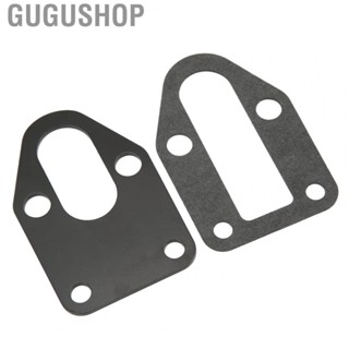 Gugushop Engine Fuel Pump Gasket  Fuel Pump Block Off  Kit Stainless Steel 2pcs  for  Replacement for CHEVY SBC 283 305 327