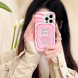 เคสโทรศัพท์มือถือ ป้องกันฝุ่น ประดับโบว์ และหมี สีรุ้ง แฟชั่น สําหรับ Iphone 14 13 Pro Max IP 11 12 Pro Max