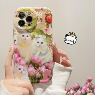 Hostr เคสโทรศัพท์ซิลิโคน แบบนิ่ม ลายดอกไม้ Ragdoll สําหรับ Samsung A04 A04E A04S A13 A23 A02S A03 A03S A30S A11 A12 A51 A20 A30 A50 A52 A20S A10S M11 M12