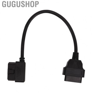 Gugushop Diagnostic Adapter Cable  Stable Connection OBD2 Adapter Cable Flexible Quick Diagnosis  for Car