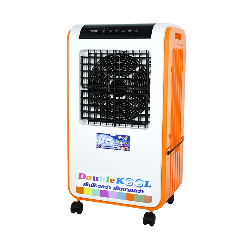 พัดลมและอุปกรณ์ พัดลมไอเย็น รุ่น AC-801 แถมฟรี cooling pack 2 ชิ้น  (คละสี) พัดลมไอน้ำ พัดลมไอเย็นเค